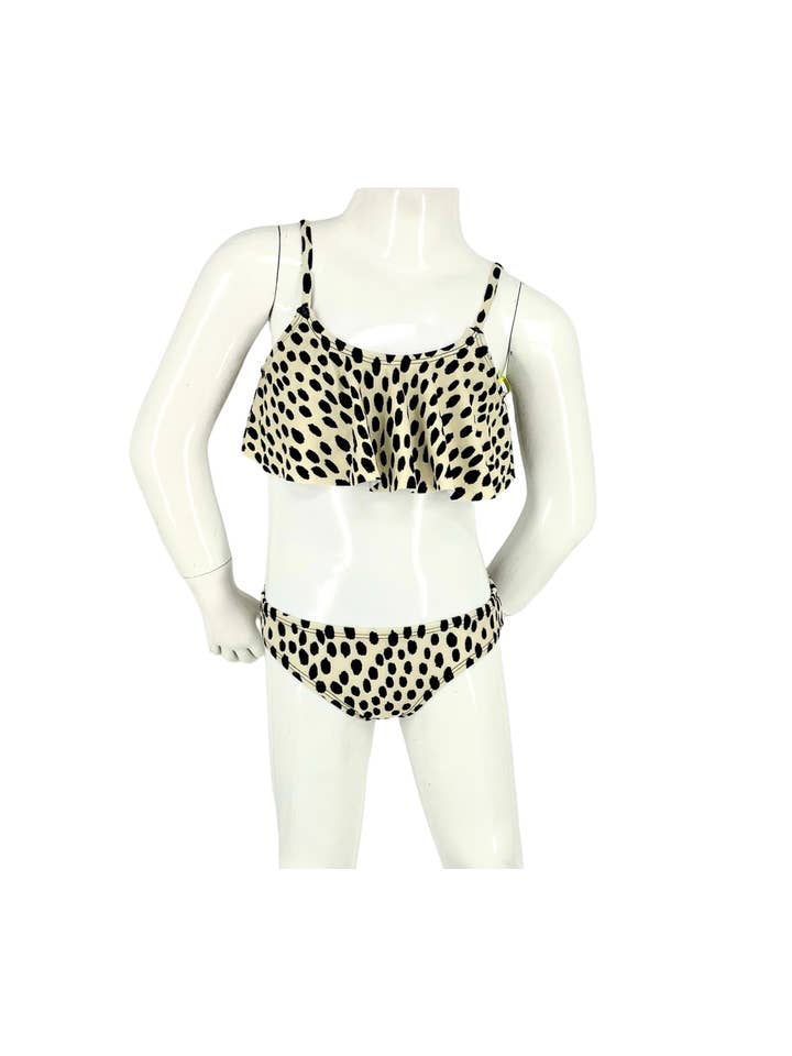 MARINA WEST SWIM - Wholesale Two Piece Swimsuit - Kids - Girls Flutter top moderate two piece bikini - Serval