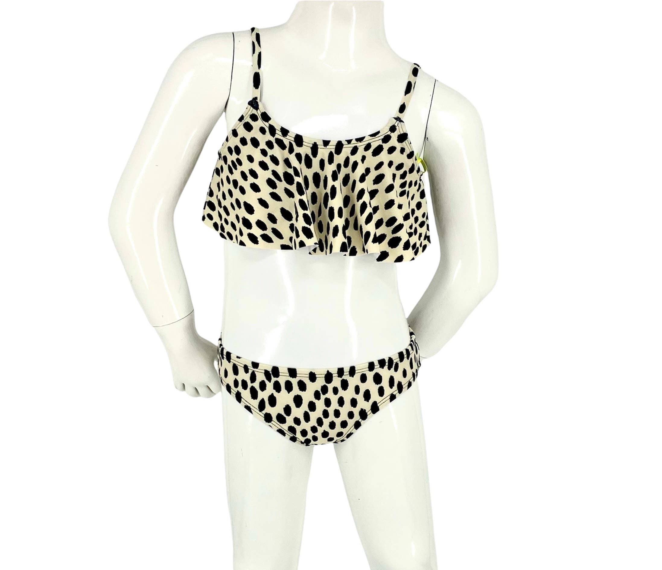 MARINA WEST SWIM – wholesale Baddräkt i två delar – barn – Flutter topp moderat tvådelad bikini för tjejer - Serval