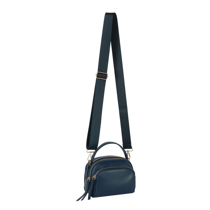 Handbag Factory Corp - Wholesale Crossbody Bag - Women's - Double zip top handle camera crossbody