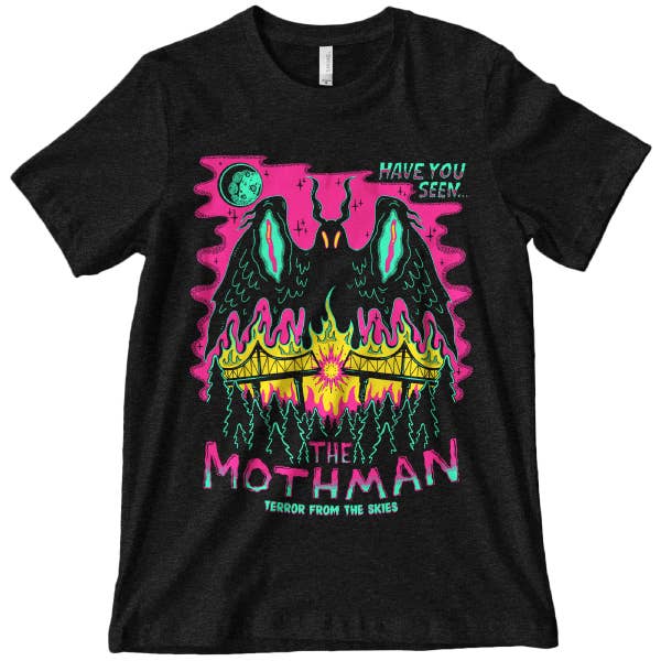 Wicked Clothes - Wholesale Screen Printed T-Shirt - Men's - 'Mothman' Shirt