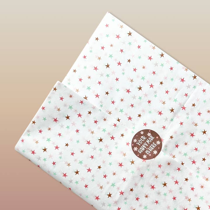 Marley Rae Mailers - Wholesale Tissue Paper - 20x30 Premium Tissue Paper Sheets- Boho Stars