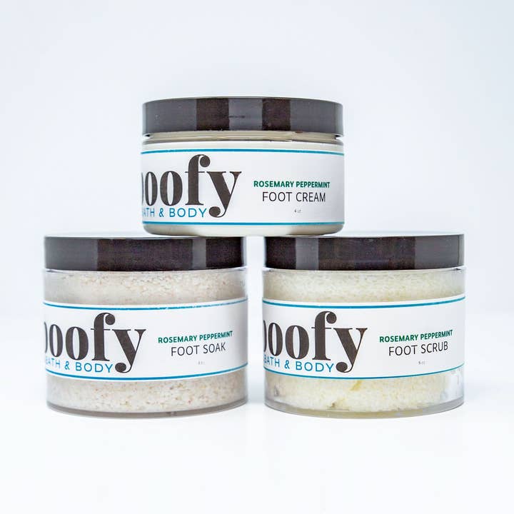 Foot Care Bundle for wholesale by Poofy Organics