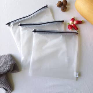 Un Brin de Fil - Wholesale Food Storage Wrap/Bag - Freezer Bags - Set of 3 - Size 2 - 3L1