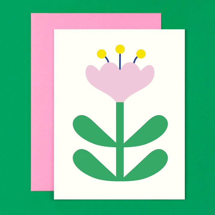 My Darlin' - Vendita all'ingrosso Biglietti di auguri generici - Biglietto bianco Flower Friend n. 3, Crocus Madame4