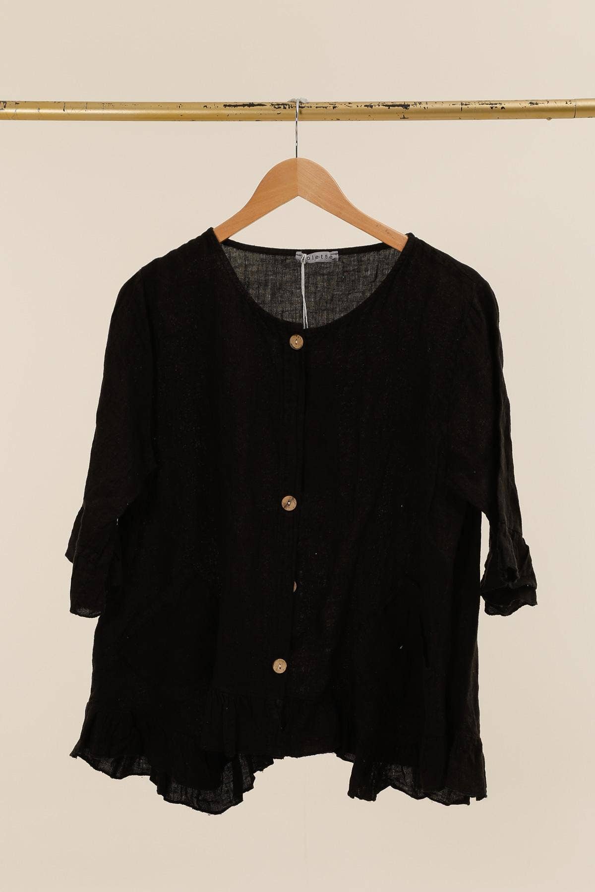 la maison des fibres naturelles - Wholesale Varsity/Baseball Jacket - Women's - Buttoned jacket 100% linen 163415