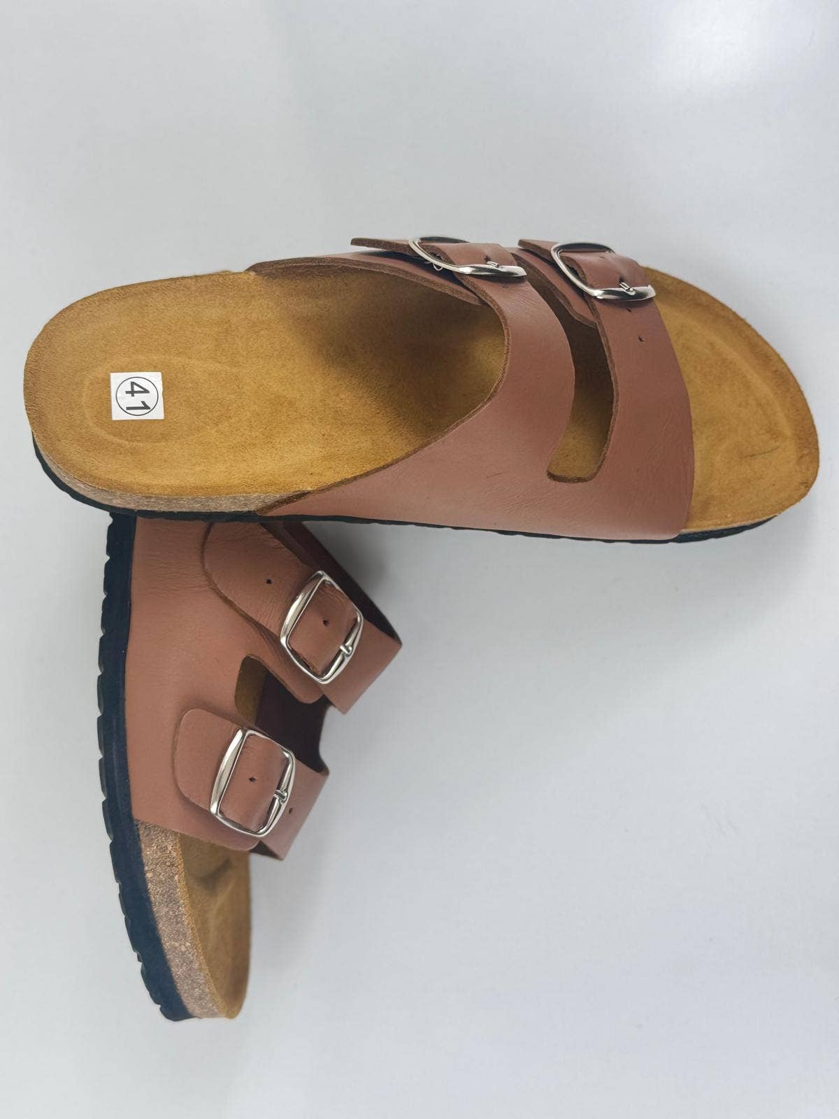 HandmadeBestSeller - Wholesale Sandals - Women's - Leather Buckle Sandals – Handmade Comfort Slides4