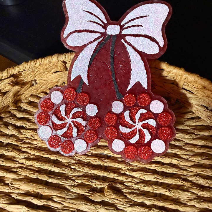 Lil Bit SassyLush Co - Wholesale Car Freshener - Unisex - Peppermint Candy Bow