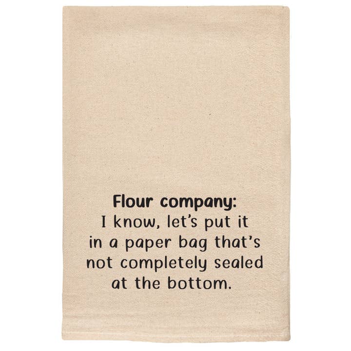 Entreprise de farine | Torchons de cuisine amusants | Cadeaux pour cuisiniers pour la vente par ellembee gift