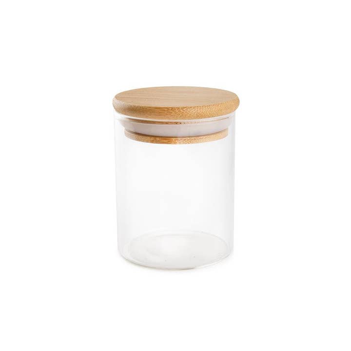 Cannatron - Wholesale Jar - 8oz Glass Jar with Wood Cap – 80ct Bulk