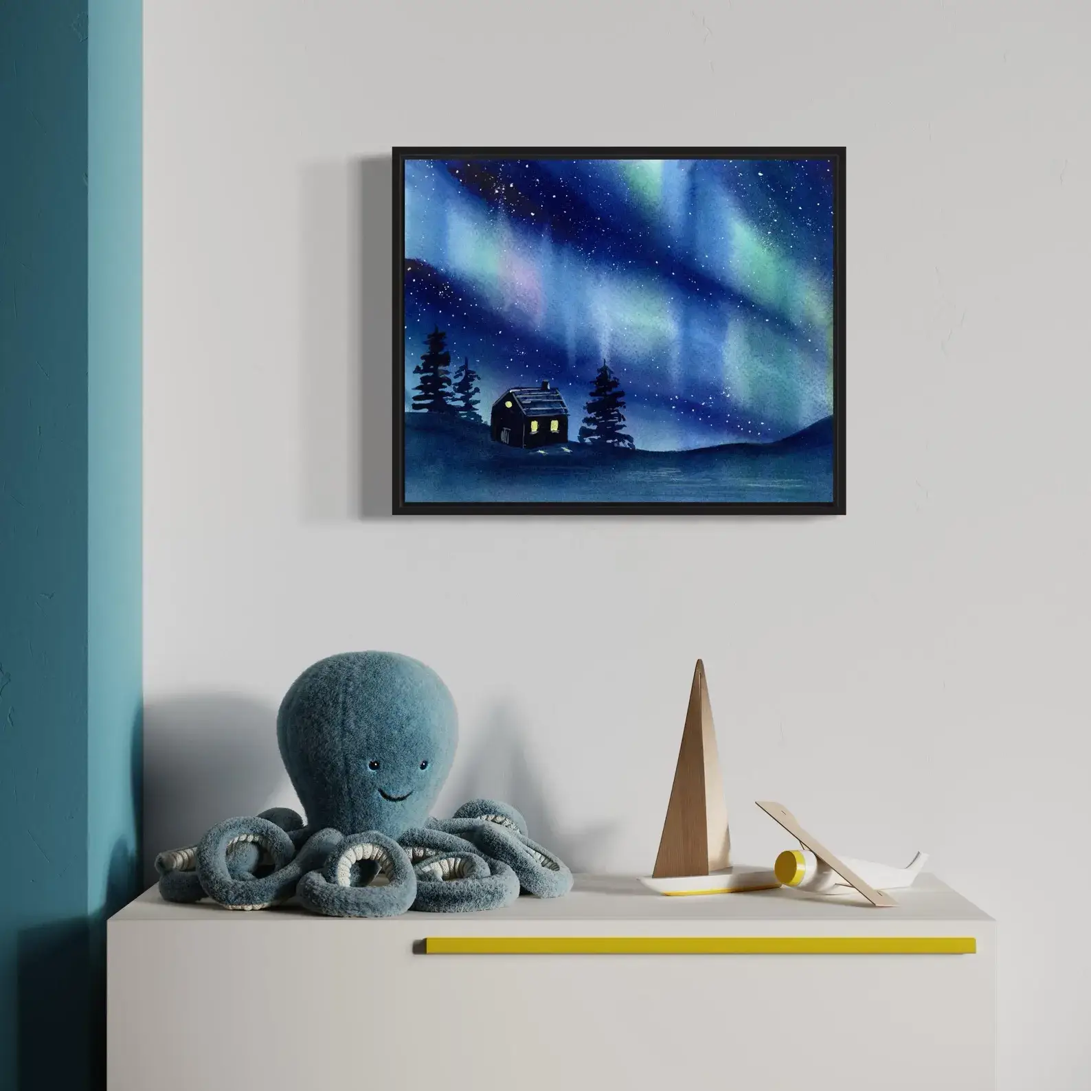 Pintalustika - Joyful Urban Illustrations - Wholesale Art Print - Northern Lights Illustration Art Print7