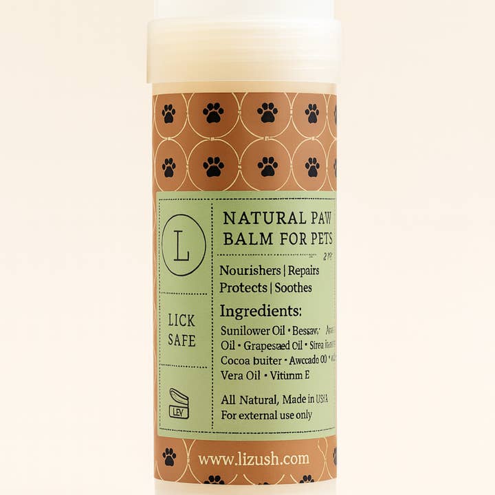 Naturlig pote-balsam til KÆLEDYR for engroshandel hos Lizush Creations