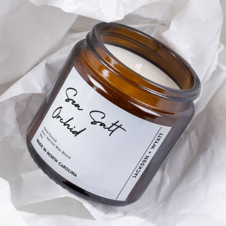 Sea Salt Orchid - Vela orgánica de soja y albaricoque, durante todo el año para venta al por mayor de Jackson + Wyatt