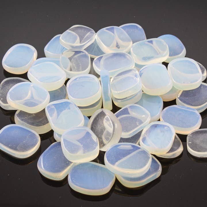 Opalite Smooth Small 1/2Kg 1.1lbs for wholesale by Quasar Gems USA