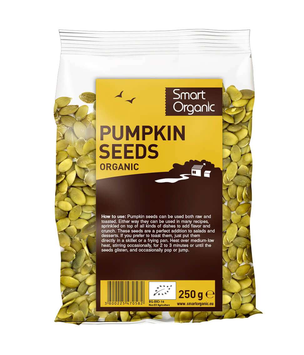 Smart Organic - Wholesale Nuts - Pumpkin Seeds, Bio, Smart Organic, 250g/1kg