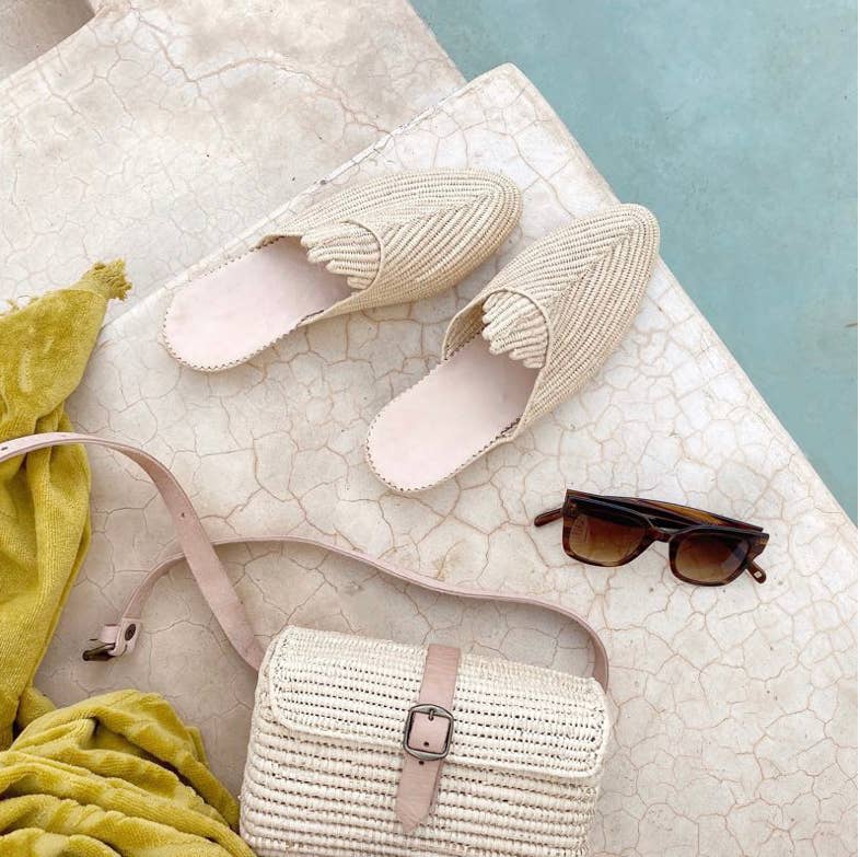 Mikwi - Vente Sandales – femme - Sandales en raphia faites main au Maroc, sandales d'été8