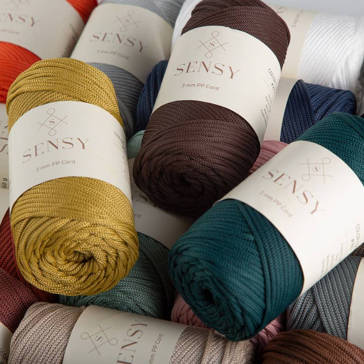 Sensy - Wholesale Craft Supplies - Sensy Premium 3mm - 131 yards 100% Polyester Macrame Cord