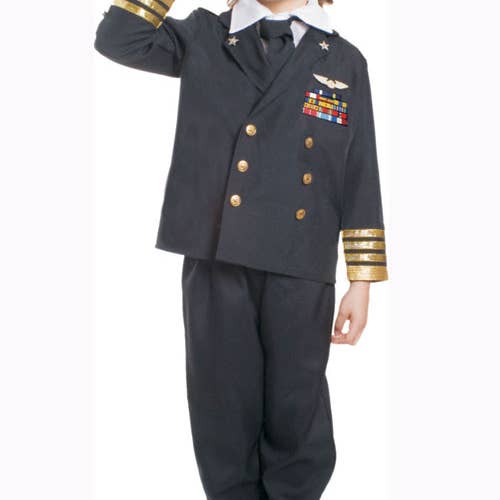 Dress Up America – Engroshandel Udklædning – Børn – Navy Admiral Kostume