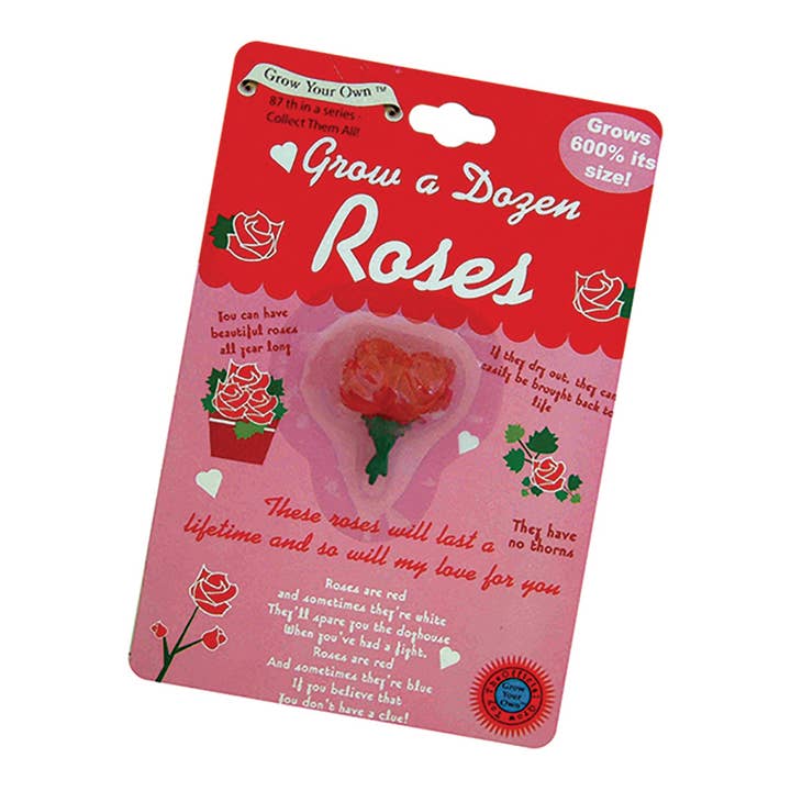 Grow A Red Rose - Novelty Gifts for wholesale by The Diabolical Gift People - Novelty Gifts, Christmas Gifts