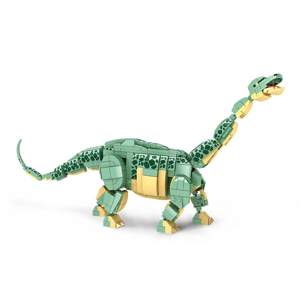 AJ Aguiar - Wholesale Build-a-Toy - Kids - Brontosaurus Dino 6+ Connectors Twists3