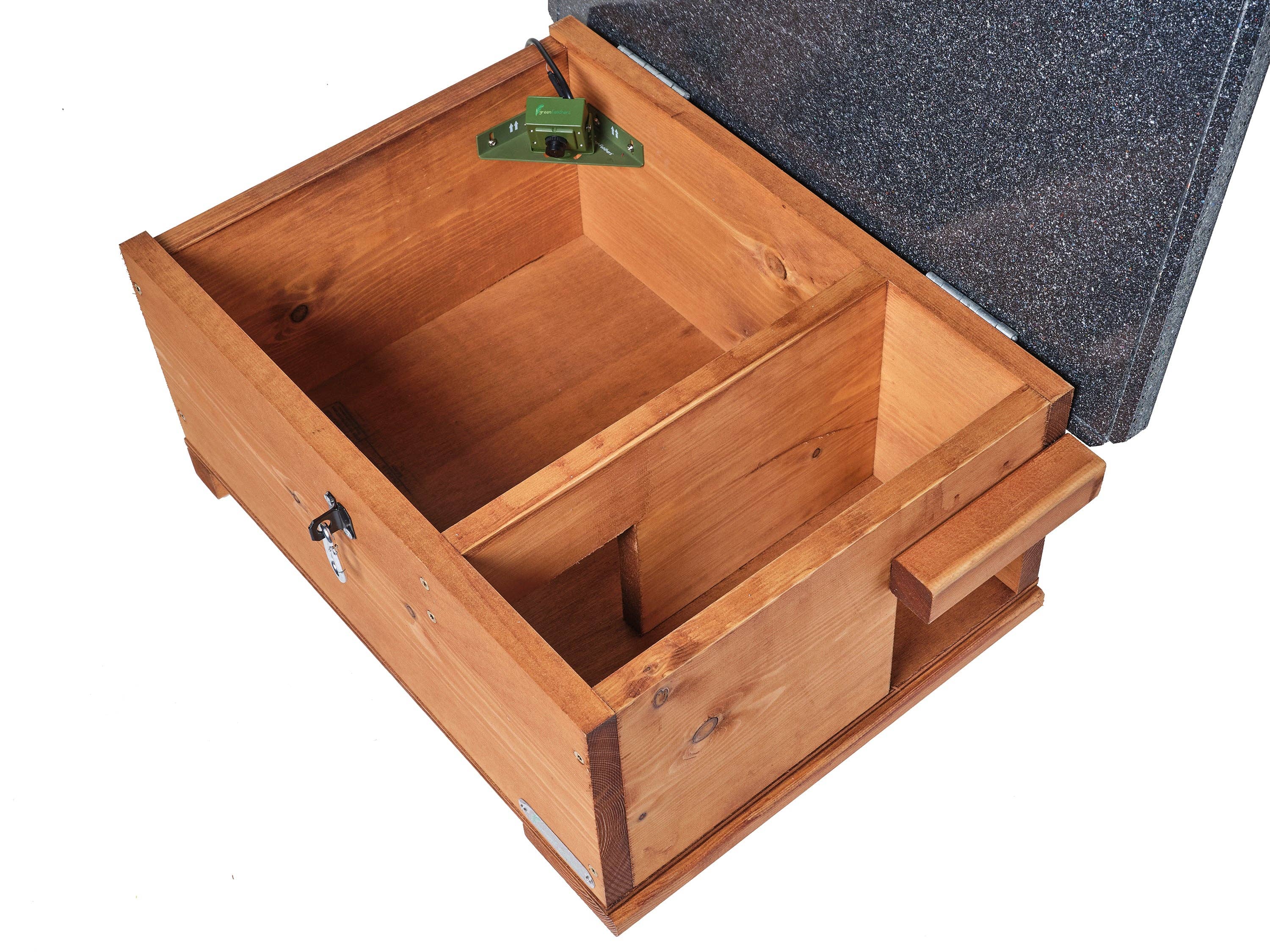 Green Feathers – wholesale Bird house – Handmade Wooden Hedgehog House5