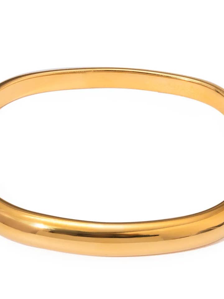 Mici Hinge Stacking Bracelet -14K Gold PVD -Waterproof for wholesale by HoopLa