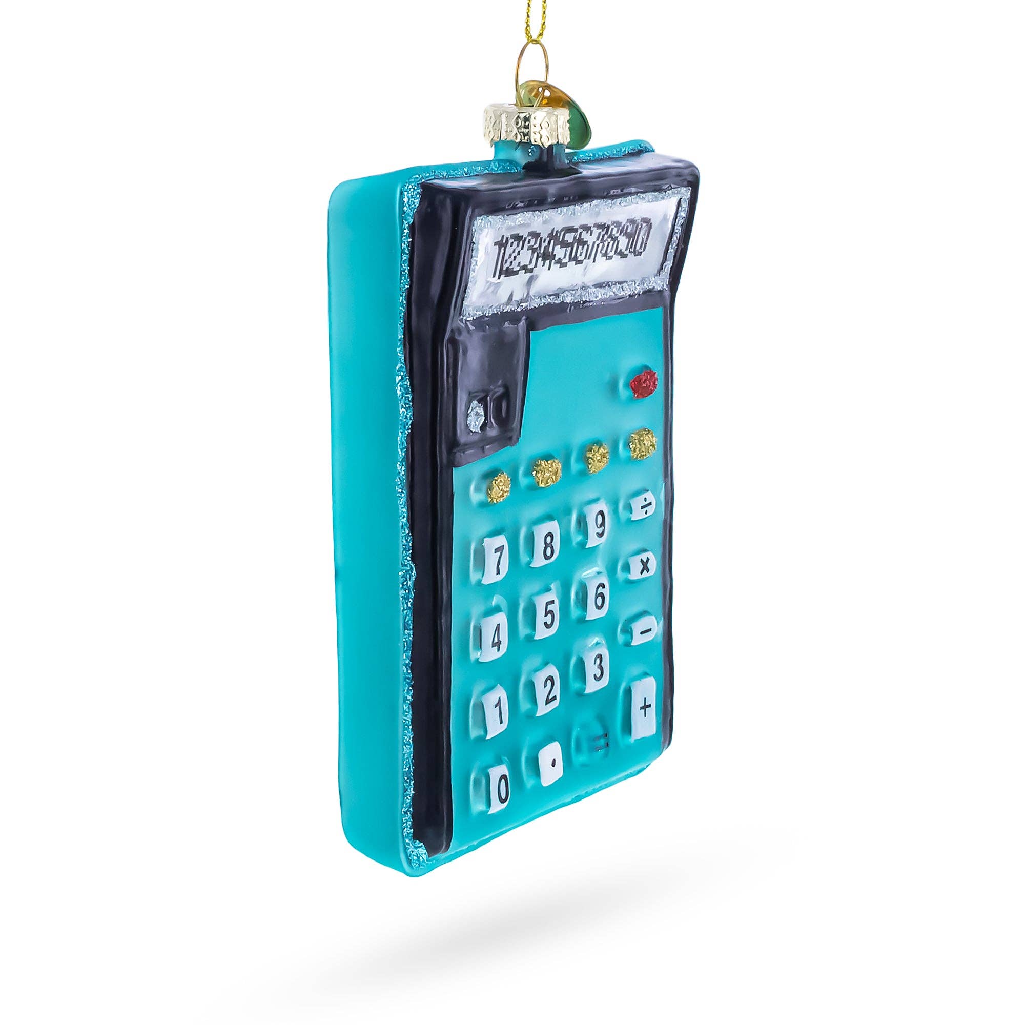 BestPysanky - Wholesale Ornament - Blue Calculator Glass Christmas Ornament1