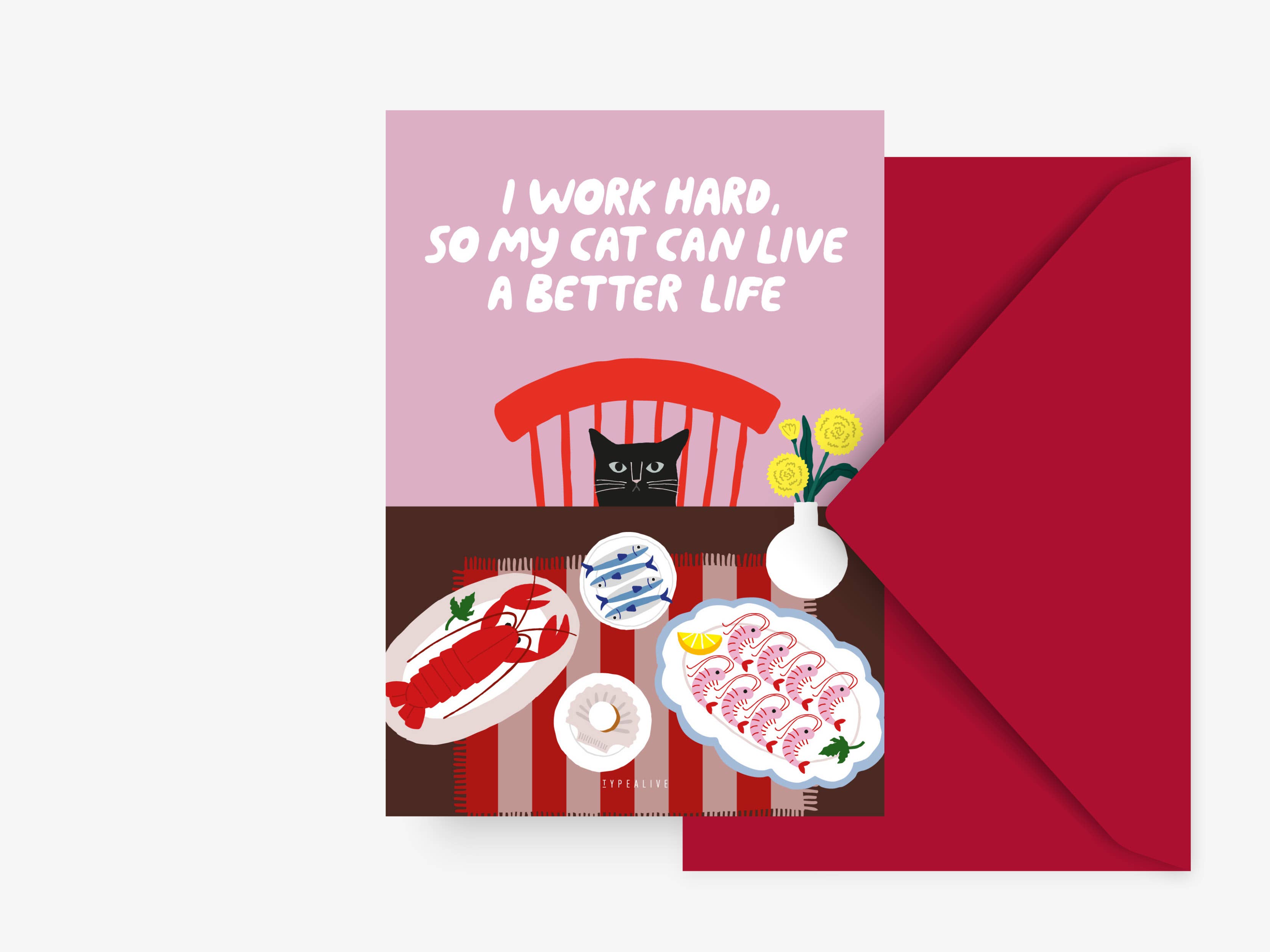 typealive - Wholesale Postcard - Postcard / Petisfaction "Cats" Better Life No. 20