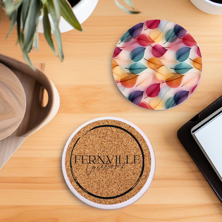 Fernville Creations - Wholesale Coasters - Leaves Coaster, Nature Lover Gift, Nature Inspired Decor4