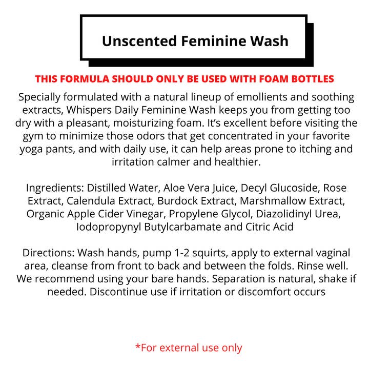 R. Drew Naturals, LLC - Vendita all'ingrosso Salviette/Detergente intimo - Bulk - Wash Femminile - Confezioni ed Etichette per rivenditori