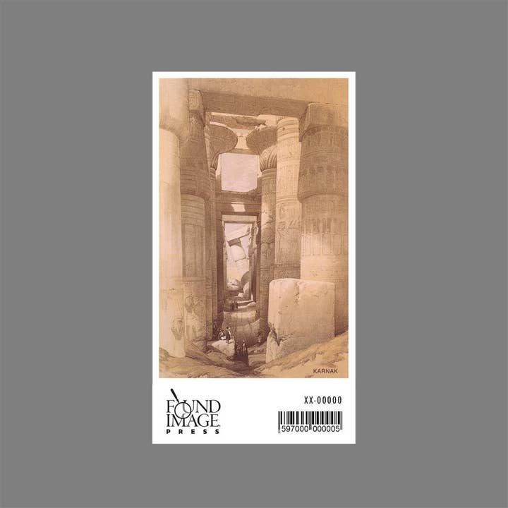 Found Image Press – Engroshandel Klistermærke – Klistermærke EG-88 Karnak-templet i Luxor, Egypten1
