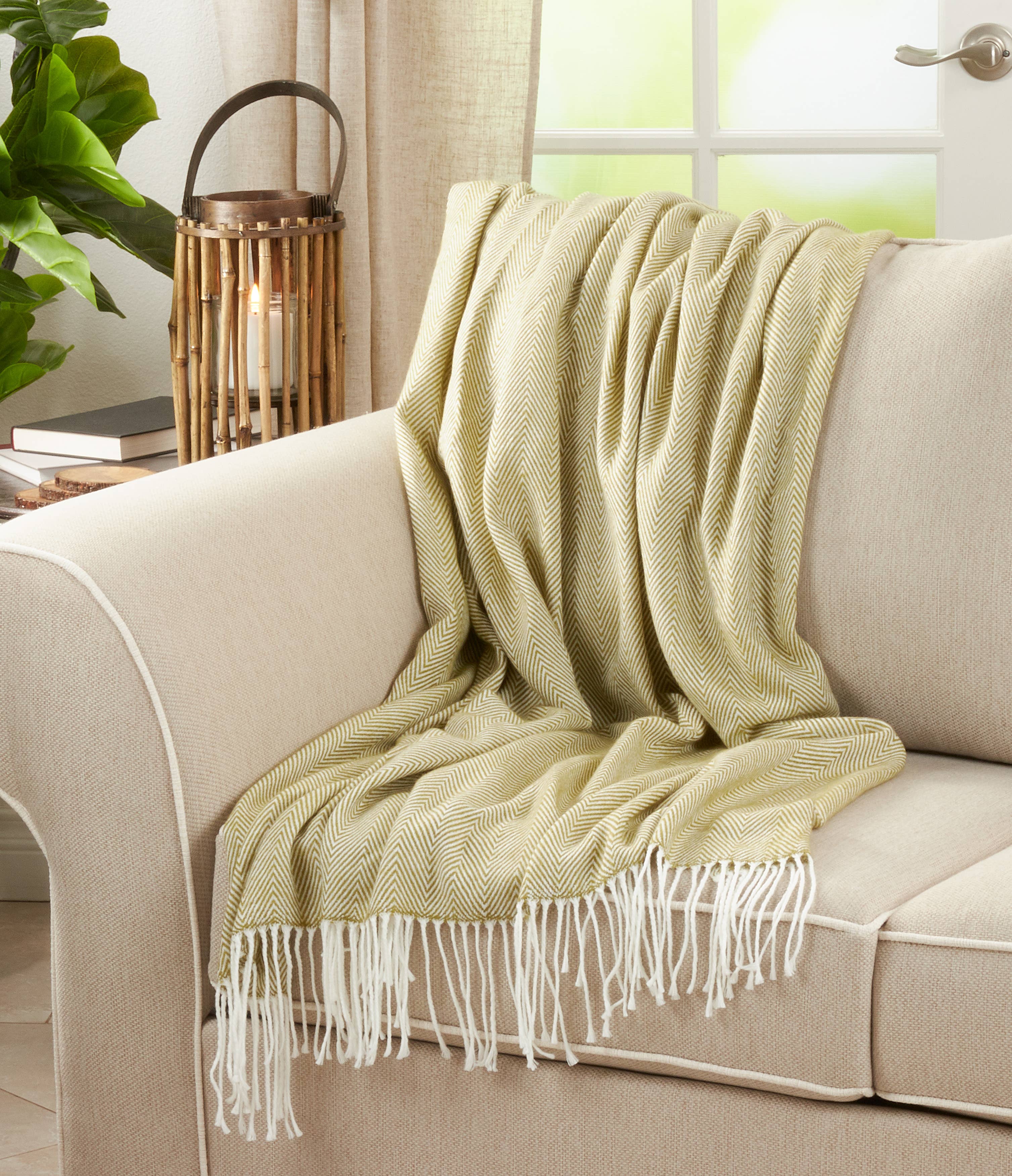 Saro Lifestyle – wholesale Throw blanket – Herringbone Throw2