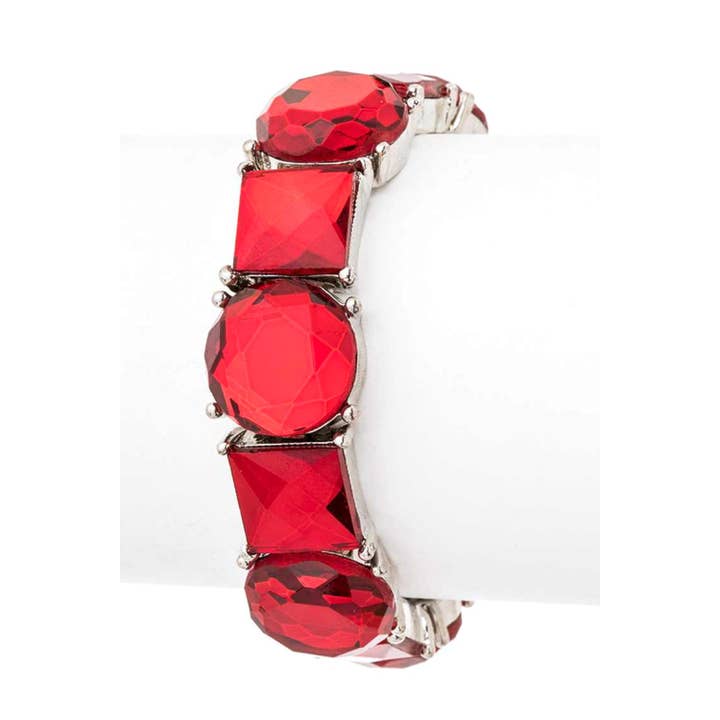LA Jewelry Plaza - Wholesale Bangle Bracelet - Lucite Stretch Bracelet4