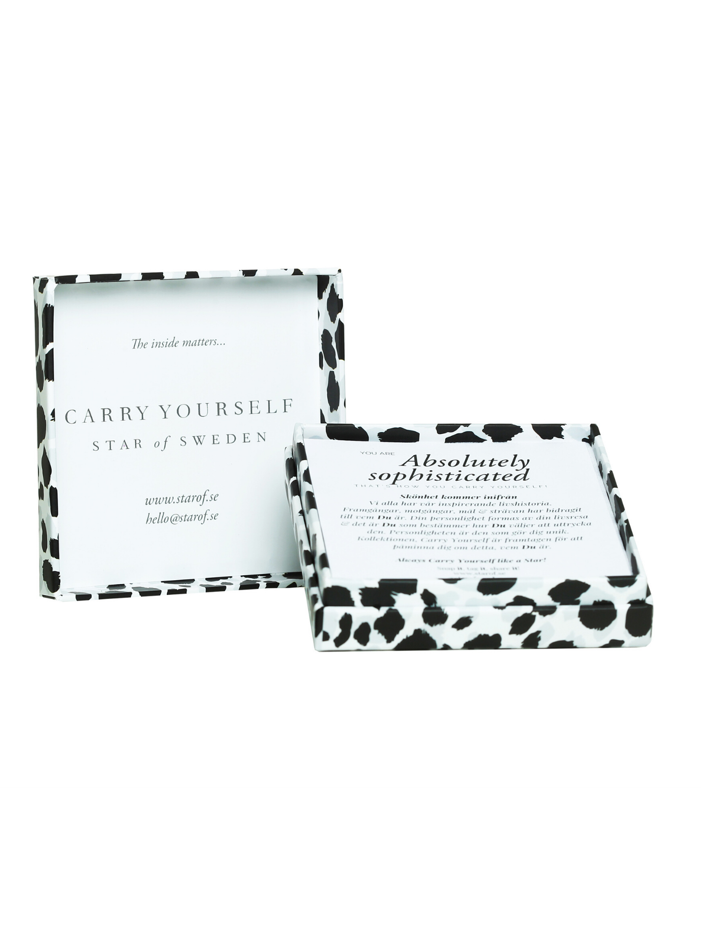 Star Of Sweden – Großhandel Cocktail-/Statement-Ring – Sag Ja! Verstellbarer Ring | Schwarzer, grauer und brauner Stein9