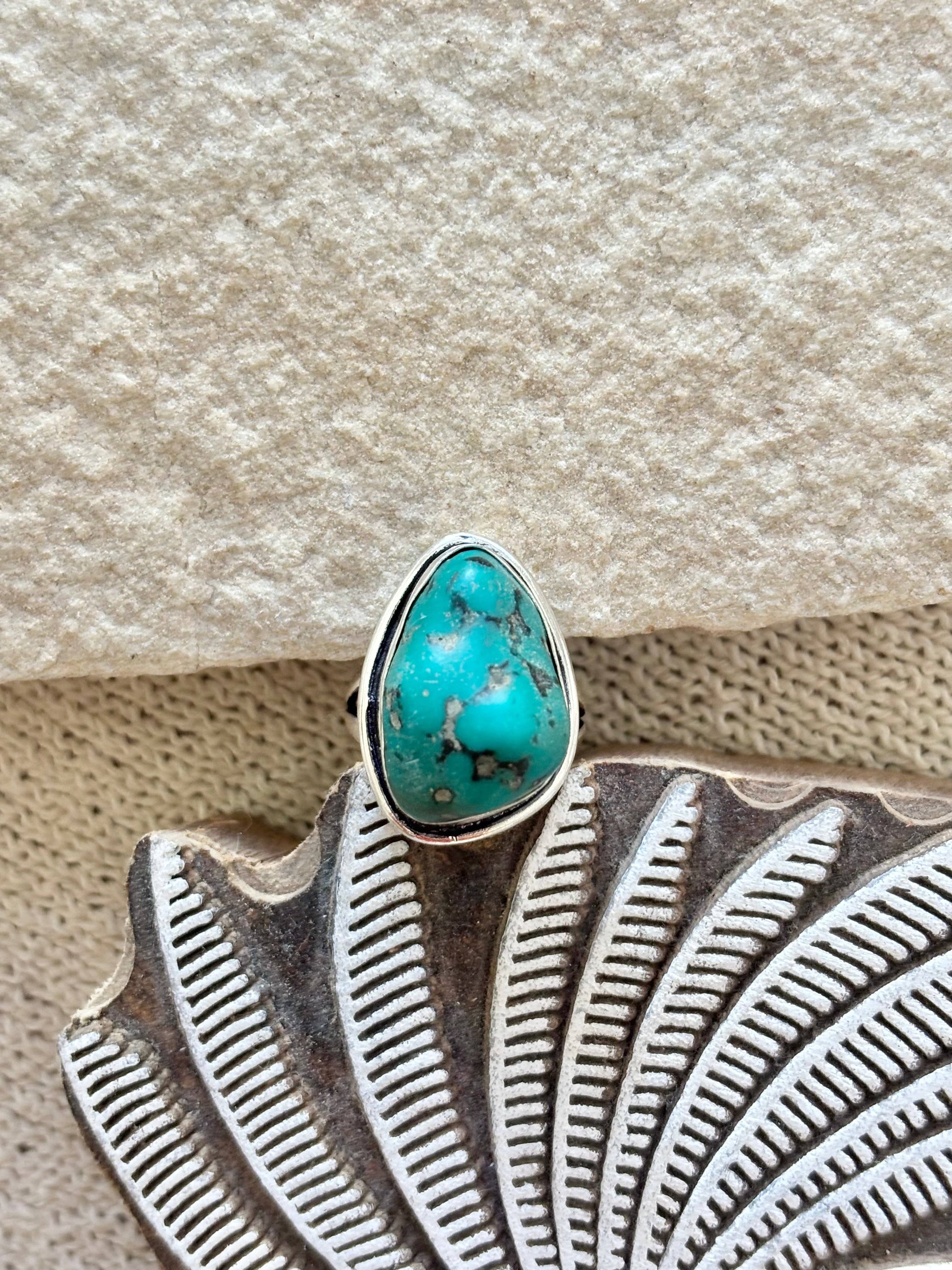 Wild Cactus Co. - Wholesale Cocktail/Statement Ring - TURQUOISE DIVINE RING SIZE 71