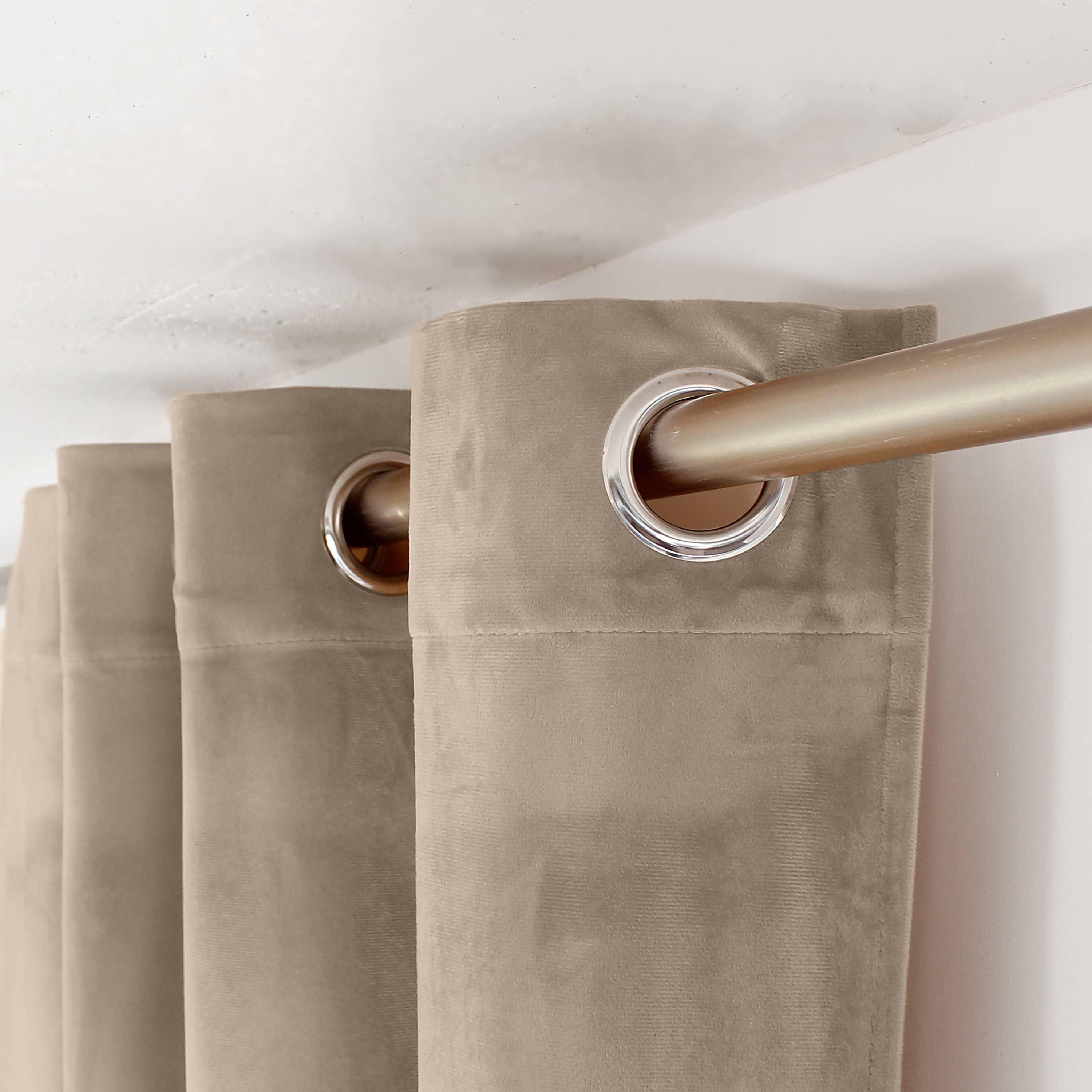 DECOSTARS - CmaDECO - Wholesale Curtain - Eyelet Curtain, 140x260cm, Velvet, Câlin Collection10