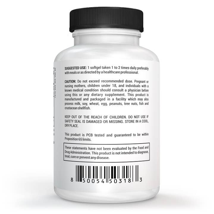 Nutrafirst, Inc - Wholesale Oral Supplement/Vitamin - Omega 3 Enteric Coated Fish Oil Triple Strength EPA&DHA