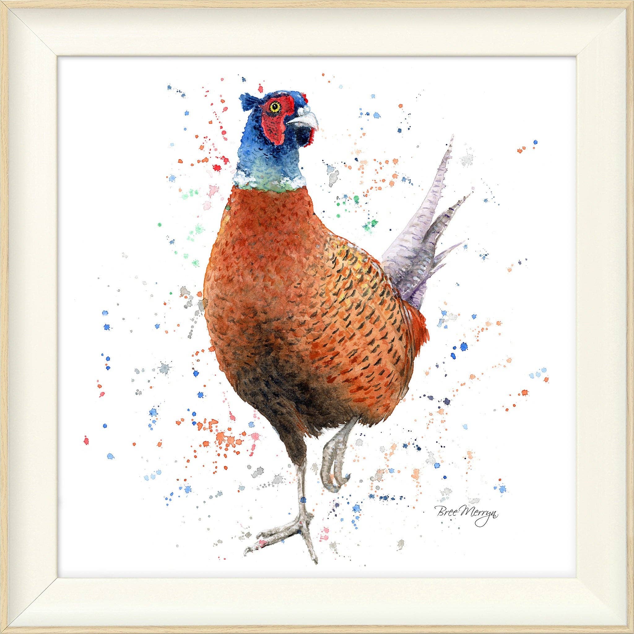 Bree Merryn Art Ltd - Vendita all'ingrosso Stampa artistica - Stampa con cornice quadrata Preston (13 pollici o 19 pollici)1