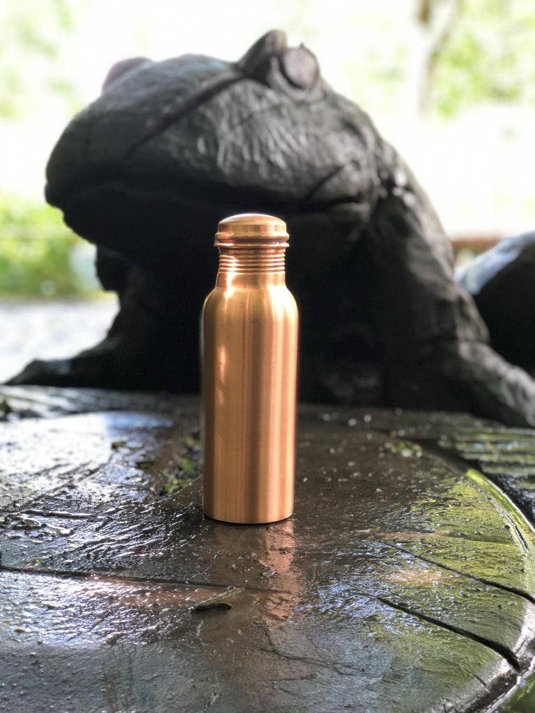 El'Cobre-Ecozonelifestyle – wholesale Water bottle – Elegant Plain Copper Water Bottle Matt - 700ML3