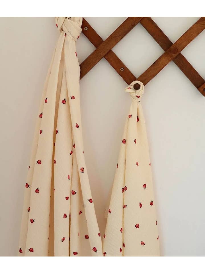 Manufacture des bébés français - Wholesale Swaddle - Baby - Long Ladybugs4