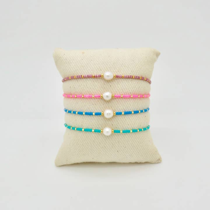 Rosamariposa - Wholesale Beaded Bracelet - Lana Dainty Pearl Bracelet