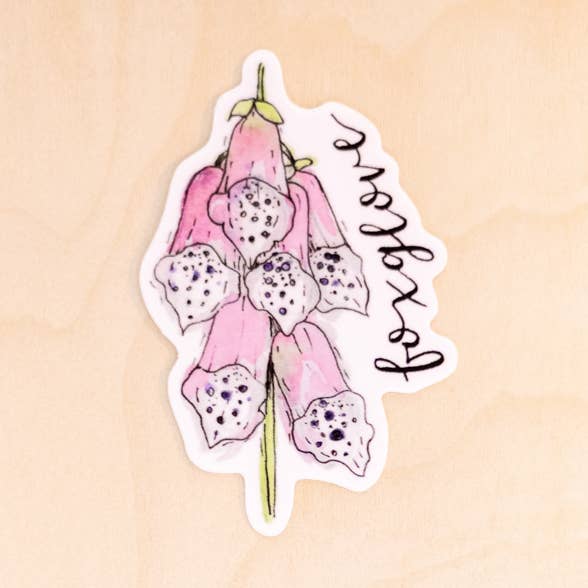 Kallos Ink - Wholesale Sticker - Foxglove Sticker0