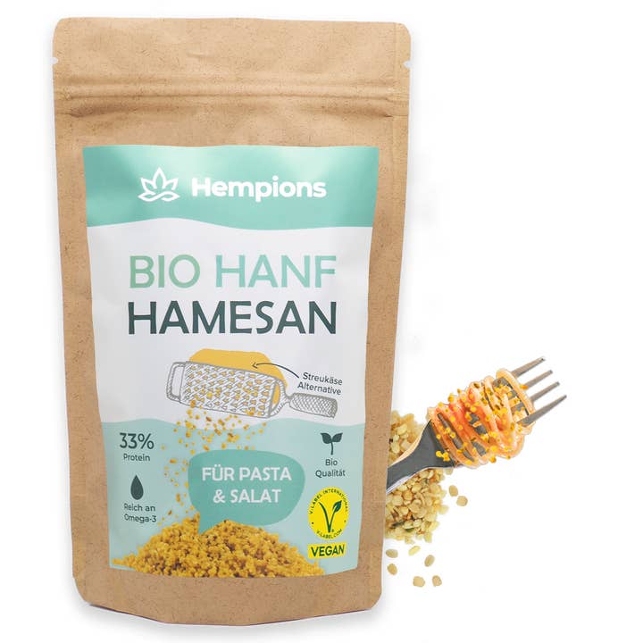 Organic Hemp Hamesan 250 g - vegan Cheese Alternative for wholesale by Hempions