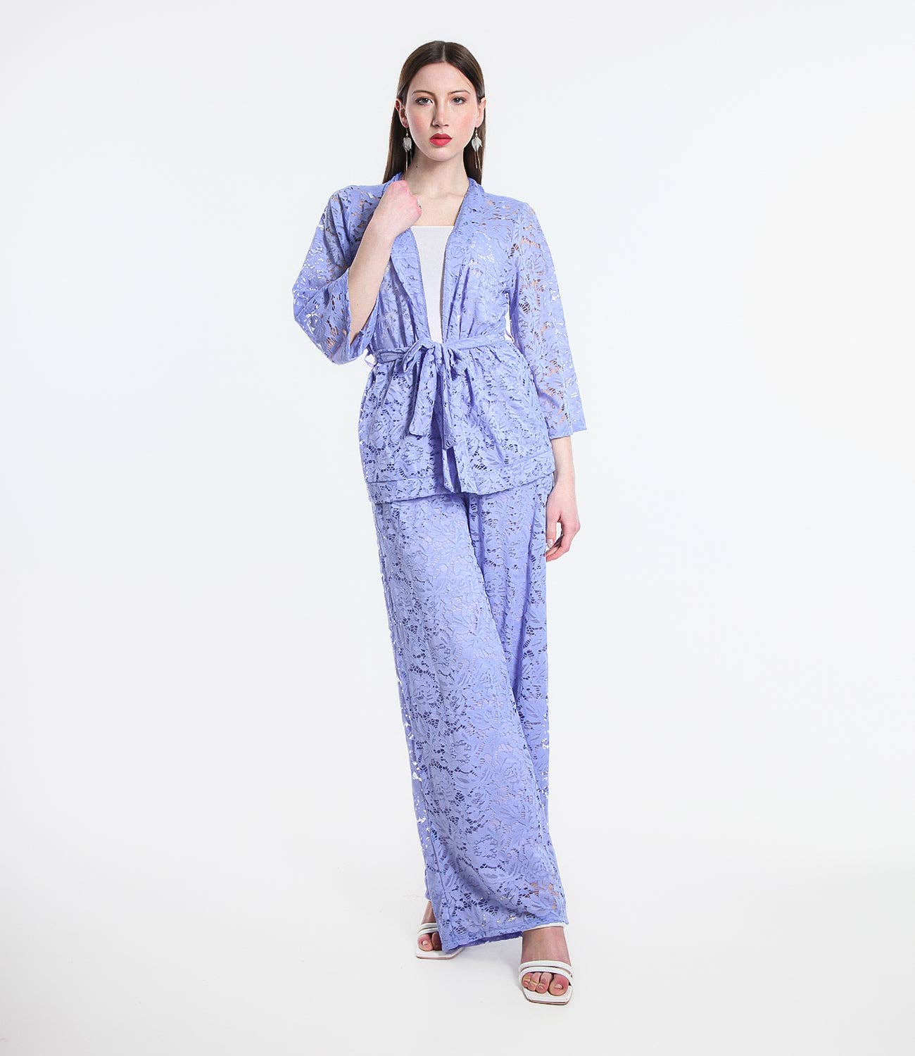 modáh - Vente Kimono – femme - Kimono à ceinture à la taille8