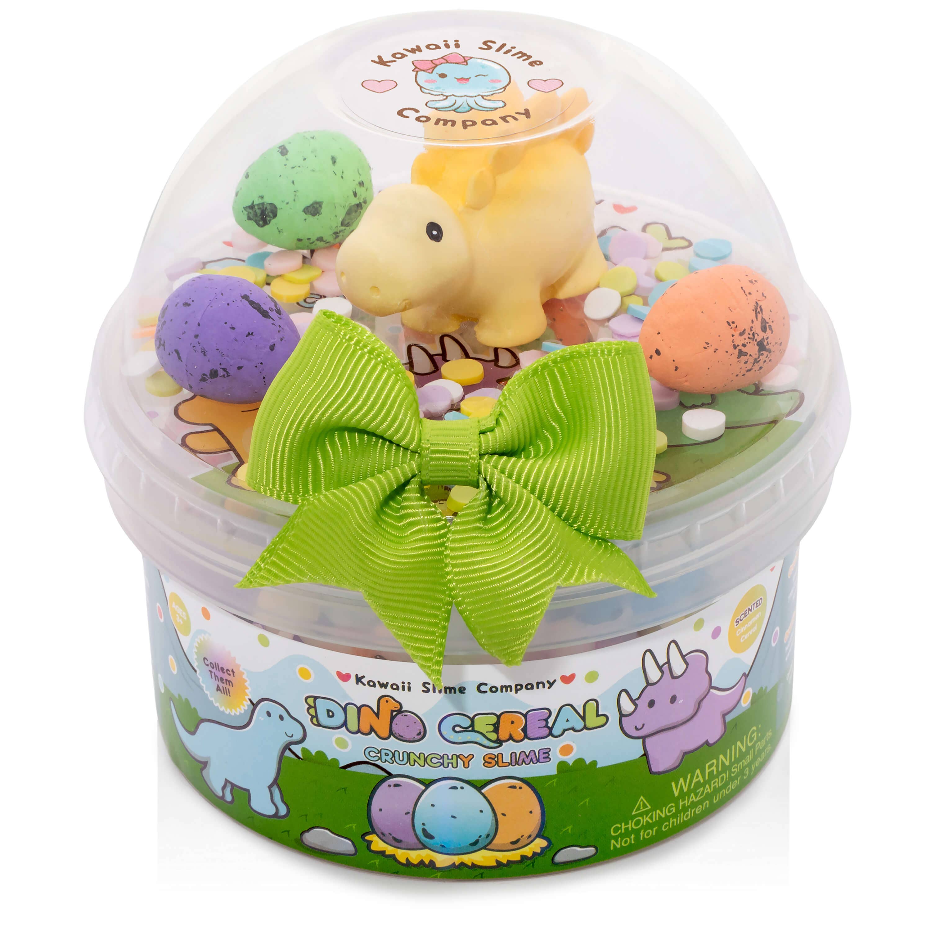 Kawaii Slime Company – wholesale Putty/slime – Child – Dino Cereal Crunchy Slime (4pcs/case)6