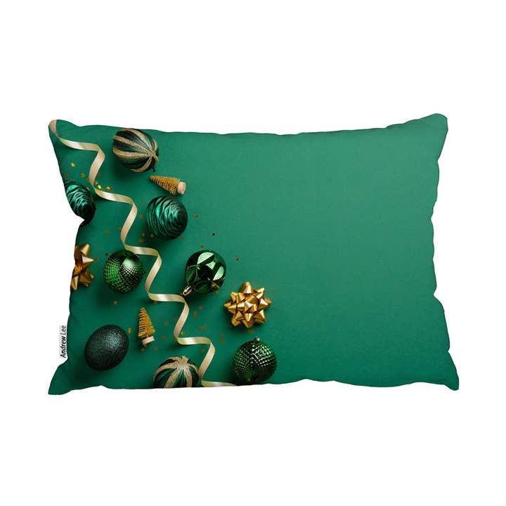 Auguri di Natale (cuscino da esterno) per la vendita all'ingrosso da parte di Benjamin Tate Design