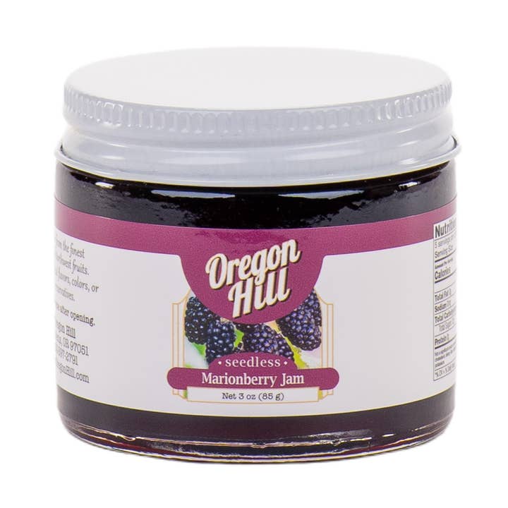 Marionberry Jam 3 oz for wholesale by Oregon Hill Farms