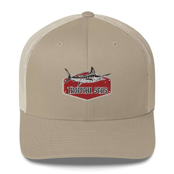 Tropischer Marlin Trucker Hut für den Großhandel von Tropical Seas Clothing