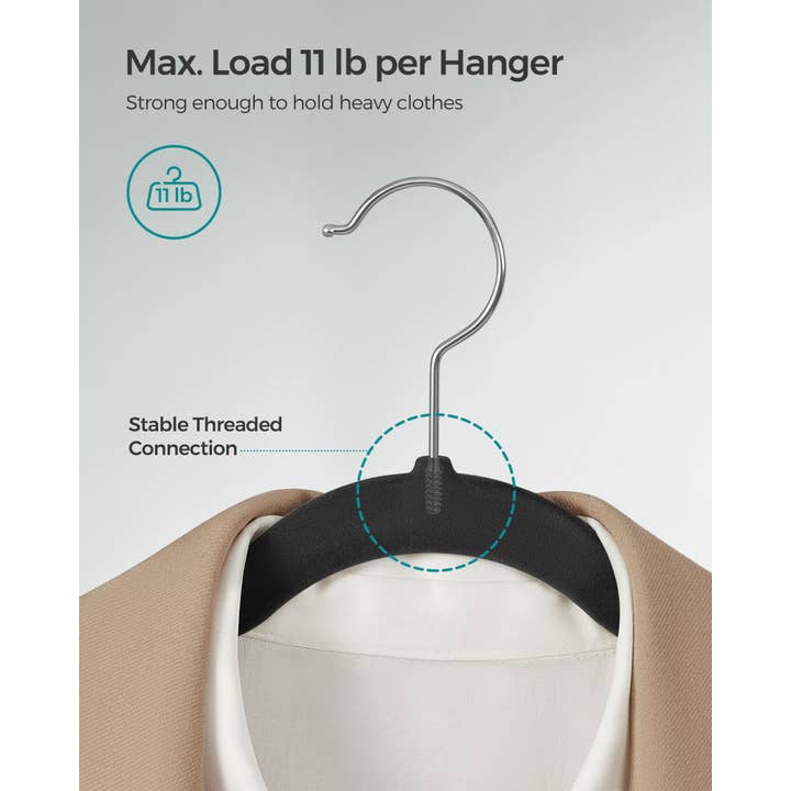 Greenwestons – wholesale Clothes hangers – Velvet Hangers 30 Pack, Non-Slip Clothes Hangers-