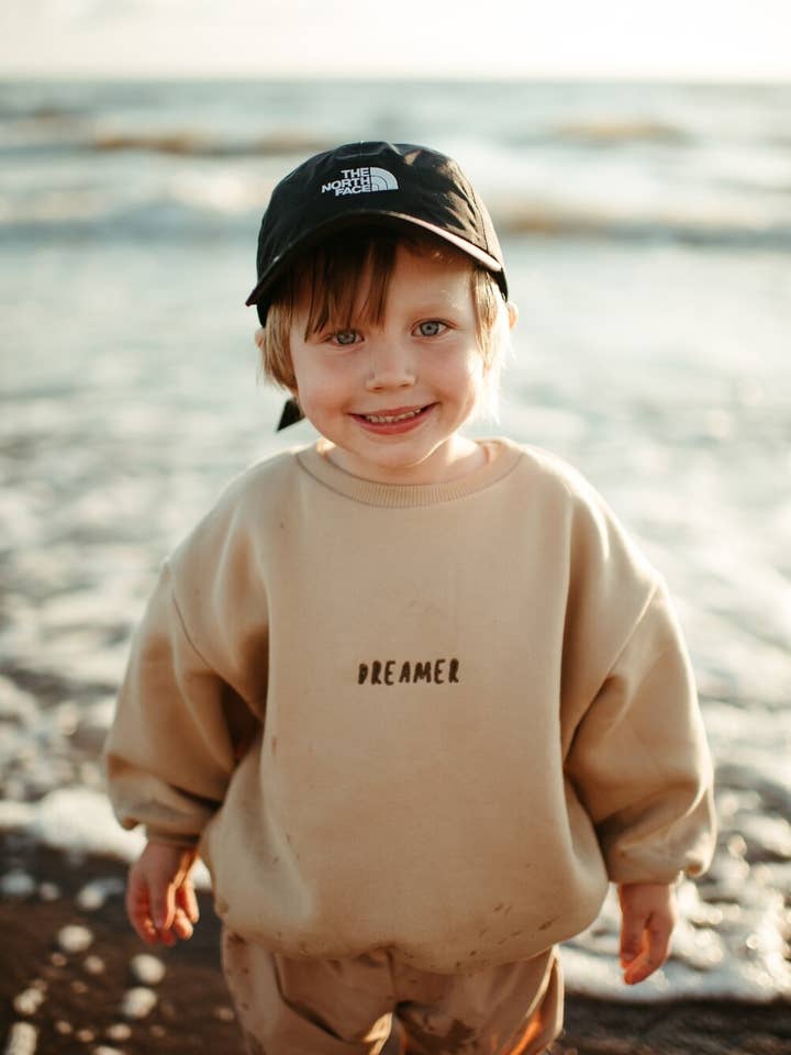 Soft Chunky Dreamer Sweatshirt in Capuccino Colour for wholesale by millawkids