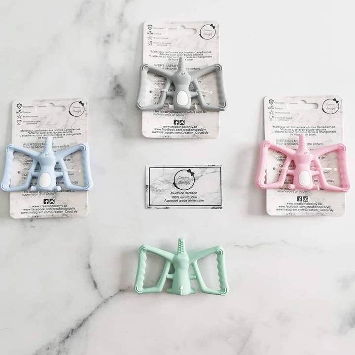 Éléphant de dentition for wholesale by Création cocolyly inc.